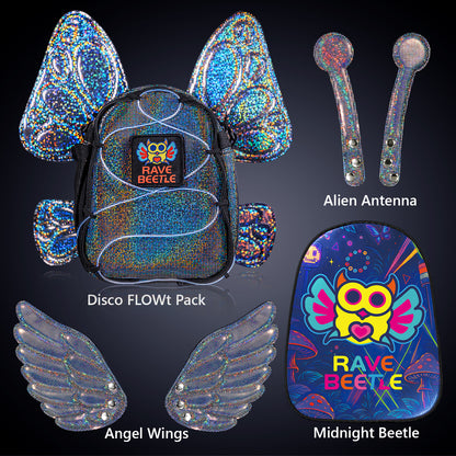 FLOWt Essential Bundle – Wings &amp; Midnight Beetle Vibe Print Pack