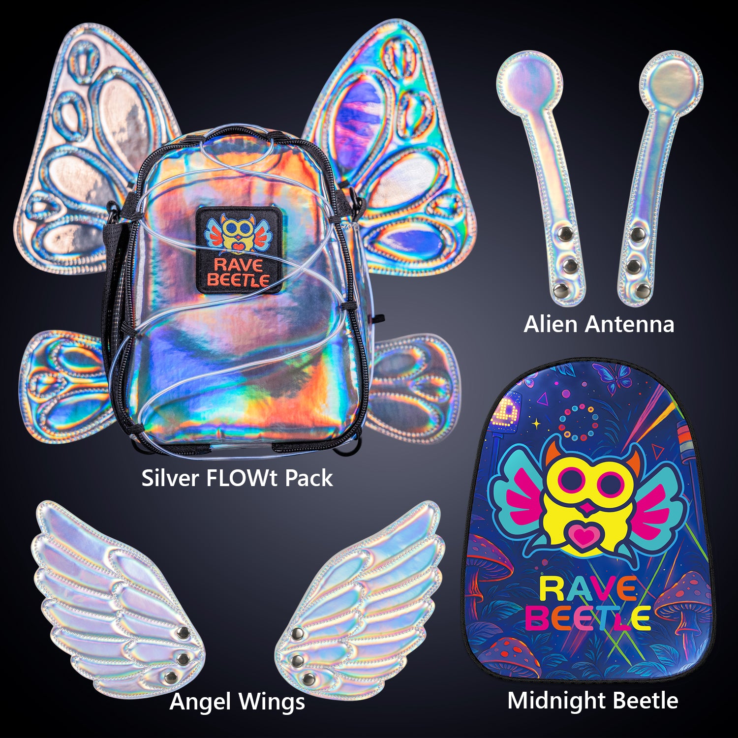 FLOWt Essential Bundle – Wings &amp; Midnight Beetle Vibe Print Pack