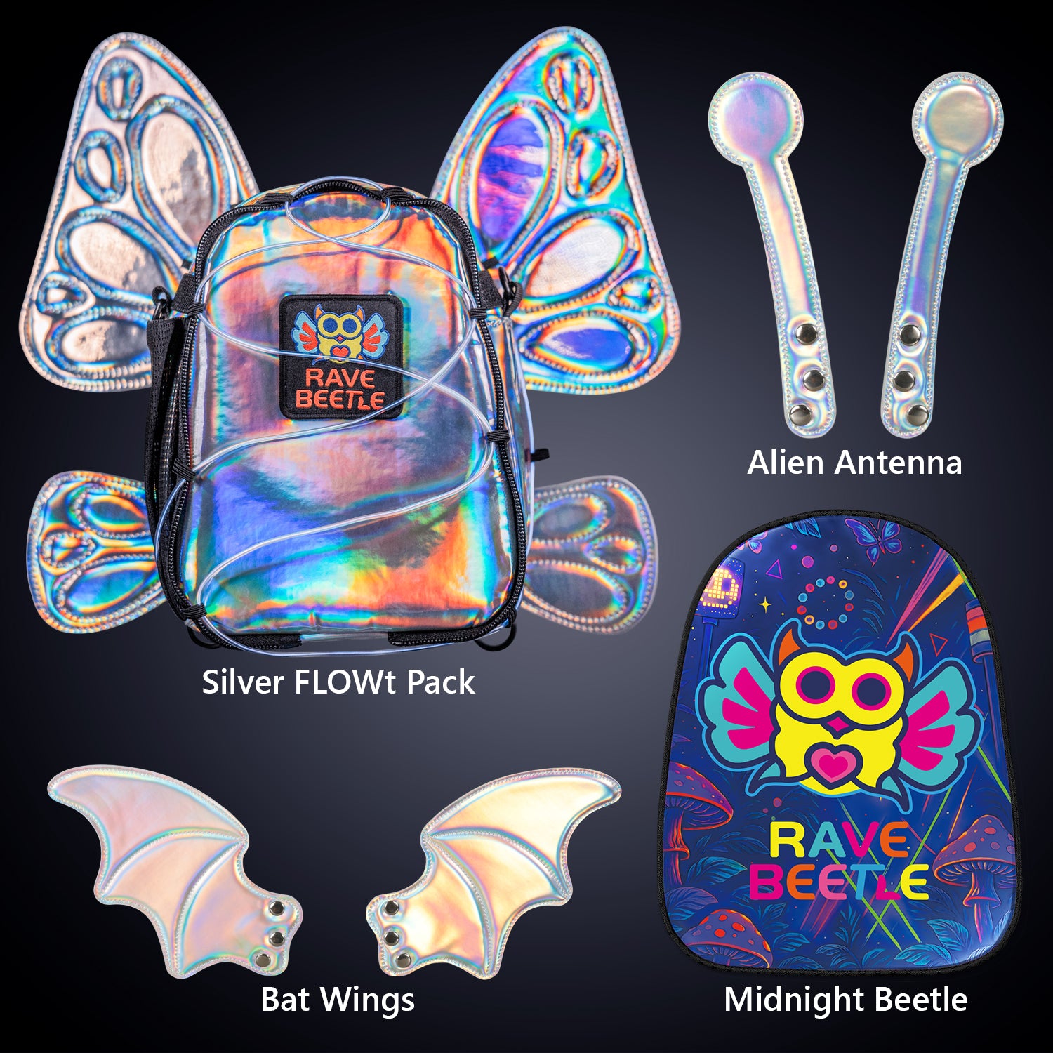 FLOWt Essential Bundle – Wings &amp; Midnight Beetle Vibe Print Pack